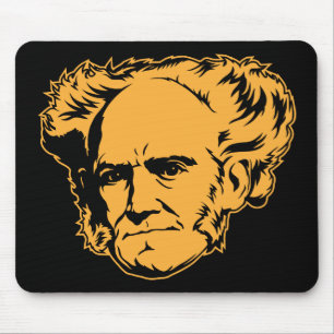 Tapis De Souris Portrait Mousepad de Schopenhauer