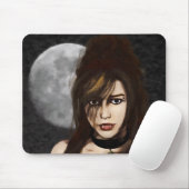 Tapis De Souris Portrait nocturne Mousepad (Avec souris)