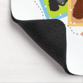 Tapis De Souris Portraits de chiens T-shirts et cadeaux (Coin)