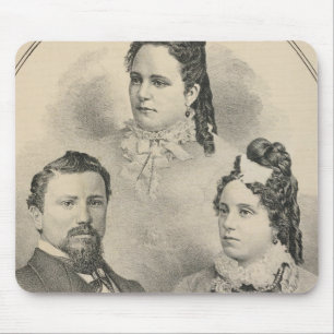 Tapis De Souris Portraits de la famille Curtiss & Todd