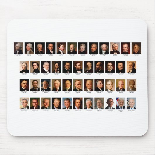 Tapis de souris Portraits POTUS (Devant)
