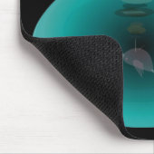 Tapis De Souris pose de yoga, pose d'une jambe (Coin)