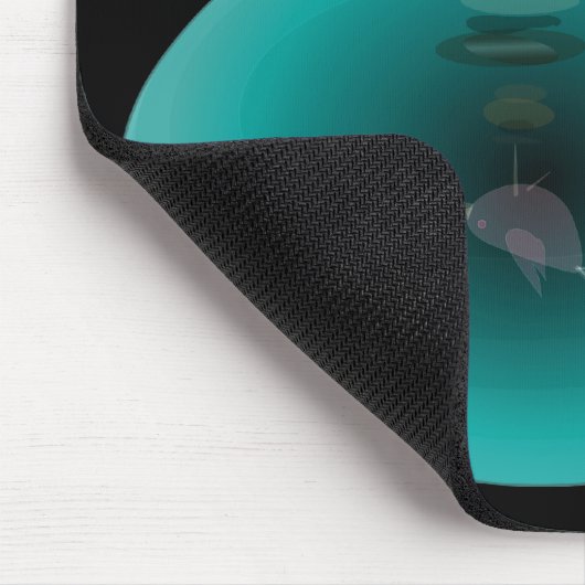 Tapis De Souris pose de yoga, pose d'une jambe (Coin)