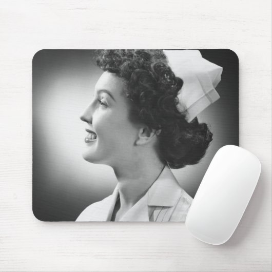 Tapis De Souris Pose d'infirmière (Avec souris)