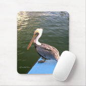 Tapis De Souris Pose du pélican Mousepad (Avec souris)