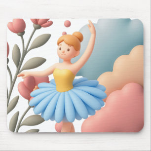 Tapis De Souris Pose gracieuse de ballerine