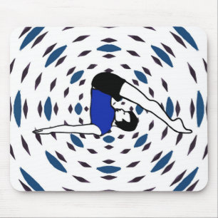 Tapis De Souris Poses de yoga - Pads de souris de yoga