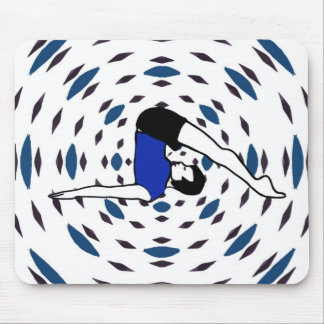 Tapis De Souris Poses de yoga - Pads de souris de yoga