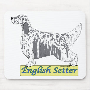 Tapis De Souris Poseur anglais - belton bleu
