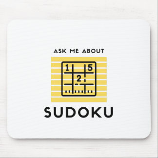 Tapis De Souris Posez-moi des questions sur sudoku