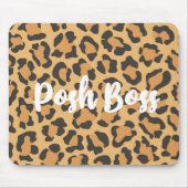 Tapis De Souris Posh Boss Leopard Imprimé Souris (Devant)