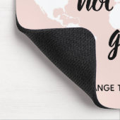 Tapis De Souris Positif Vous N'Êtes Pas Seul Citation Motivation F (Coin)