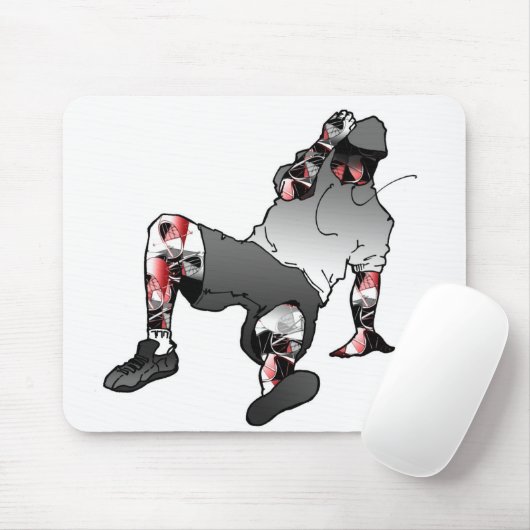 Tapis De Souris Position de Bboy (Avec souris)