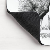 Tapis De Souris Position de cerfs communs (Coin)