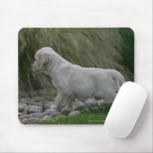 Tapis De Souris Position de chiot de golden retriever (Avec souris)