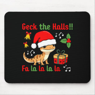 Tapis De Souris Possédez Le Gecko Léopard De Noël Geck Drôle Anima