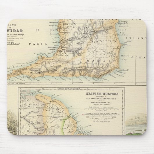 Tapis De Souris Possessions britanniques sur la côte nord-est (Devant)