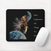 Tapis De Souris "POSSIBILITÉS" Cadeaux Motivationnels d'aigle à tê (Avec souris)