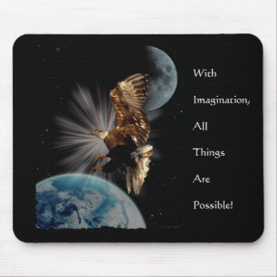 Tapis De Souris "POSSIBILITÉS" Cadeaux Motivationnels d'aigle à tê