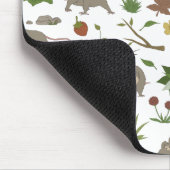 Tapis De Souris Possum dans un champ de Berry en blanc (Coin)