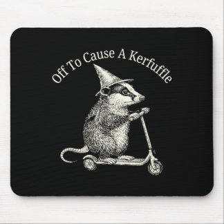 Tapis De Souris Possum humour pour causer une pagaille