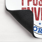 Tapis De Souris Postal Worker Je Pousse l'enveloppe pour vous (Coin)