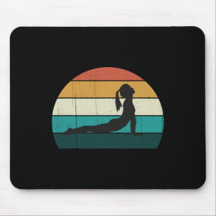 Tapis De Souris Poste de Yoga Rétro Corps de Méditation de l'Espri