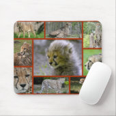 Tapis De Souris Poster Cheetah-Collage 001 (Avec souris)
