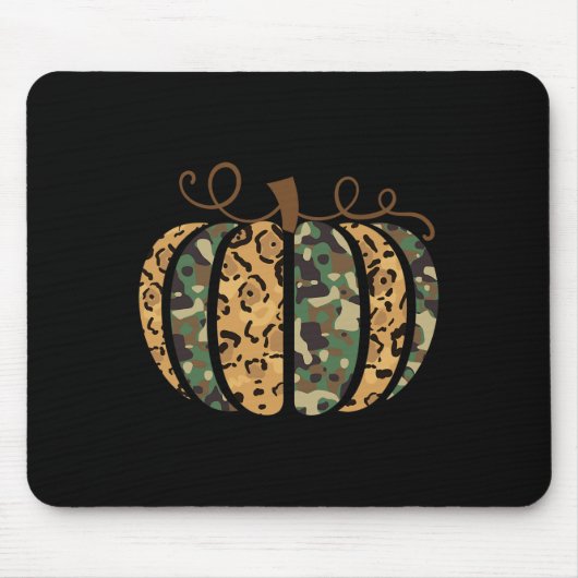 Tapis De Souris Poster de animal Citrouille Leopard Camo à la mode (Devant)