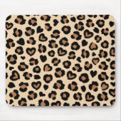 Tapis De Souris Poster de animal, Léopard Brown, Spots de guépard, (Devant)