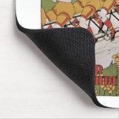 Tapis De Souris Poster de bicyclettes de roulements (Coin)