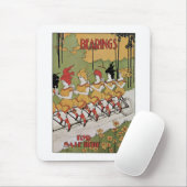 Tapis De Souris Poster de bicyclettes de roulements (Avec souris)
