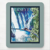 Tapis De Souris Poster de Burney Falls, CA (Devant)