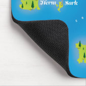 Tapis De Souris Poster de Channel Islands Map. (Coin)