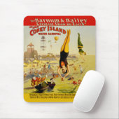 Tapis De Souris Poster de Coney Island Sideshow (Avec souris)