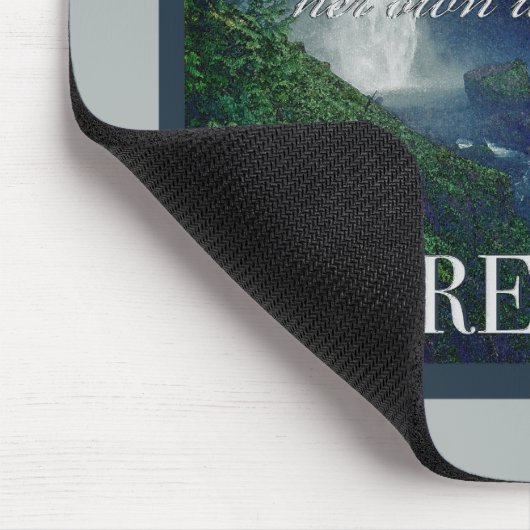 Tapis De Souris Poster de la cascade de l'Oregon (Coin)