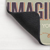 Tapis De Souris Poster de typographie (Coin)