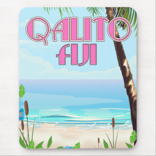 Tapis De Souris poster de voyage Qalito Fiji