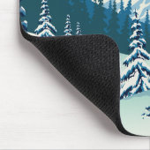 Tapis De Souris Poster de voyage Verbier Suisse (Coin)