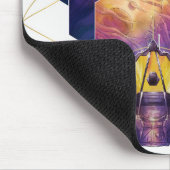 Tapis De Souris Poster du télescope spatial James Webb. (Coin)