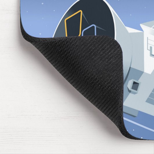 Tapis De Souris Poster du télescope spatial Tess. (Coin)