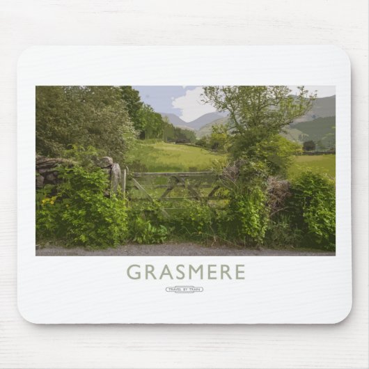 Tapis De Souris Poster ferroviaire Grasmere (Devant)