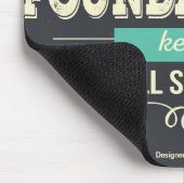 Tapis De Souris Poster Retro (Coin)