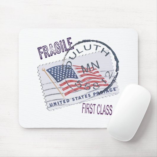 Tapis De Souris Postmark Duluth 55812 (Avec souris)