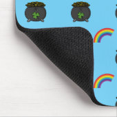 Tapis De Souris Pot de dessin en or arc-en-ciel (Coin)