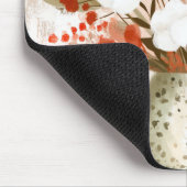 Tapis De Souris Pot de fleurs d'automne et Pot tacheté de rouille (Coin)