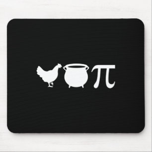 Tapis De Souris Pot de poulet Pi Pi Jour Vintage Retro Math Lover