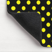 Tapis De Souris Pot Jaune Polka Dot Mousepad (Coin)