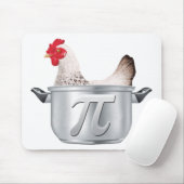Tapis De Souris pot pi - maths drôles de poulet (Avec souris)