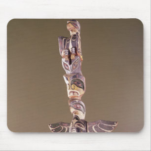 Tapis De Souris Poteau de totem de clan d'oiseau de Tinglit